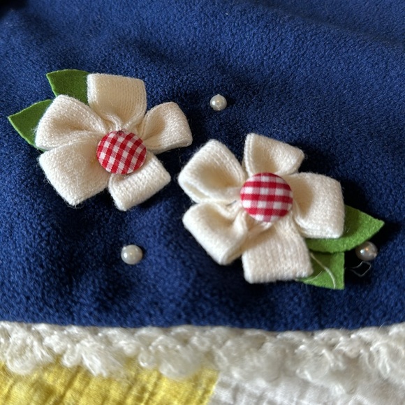 NEW Cute Bolero Cape for girls, size 26, US 4, color navy blue - Picture 5 of 6